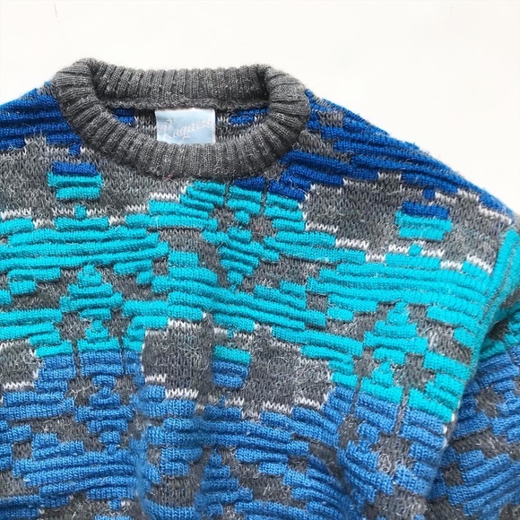 Vintage Ragazzi oversized knit sweater fits 5/6Y - Picture 2 of 5